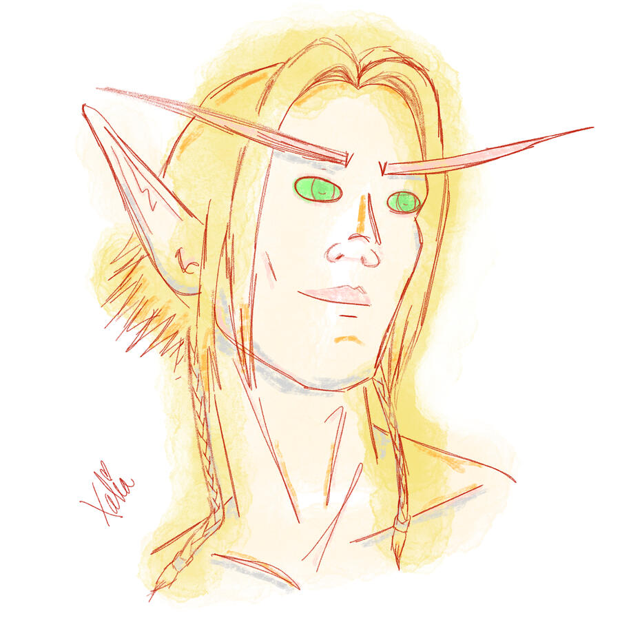 Blood Elf Portrait